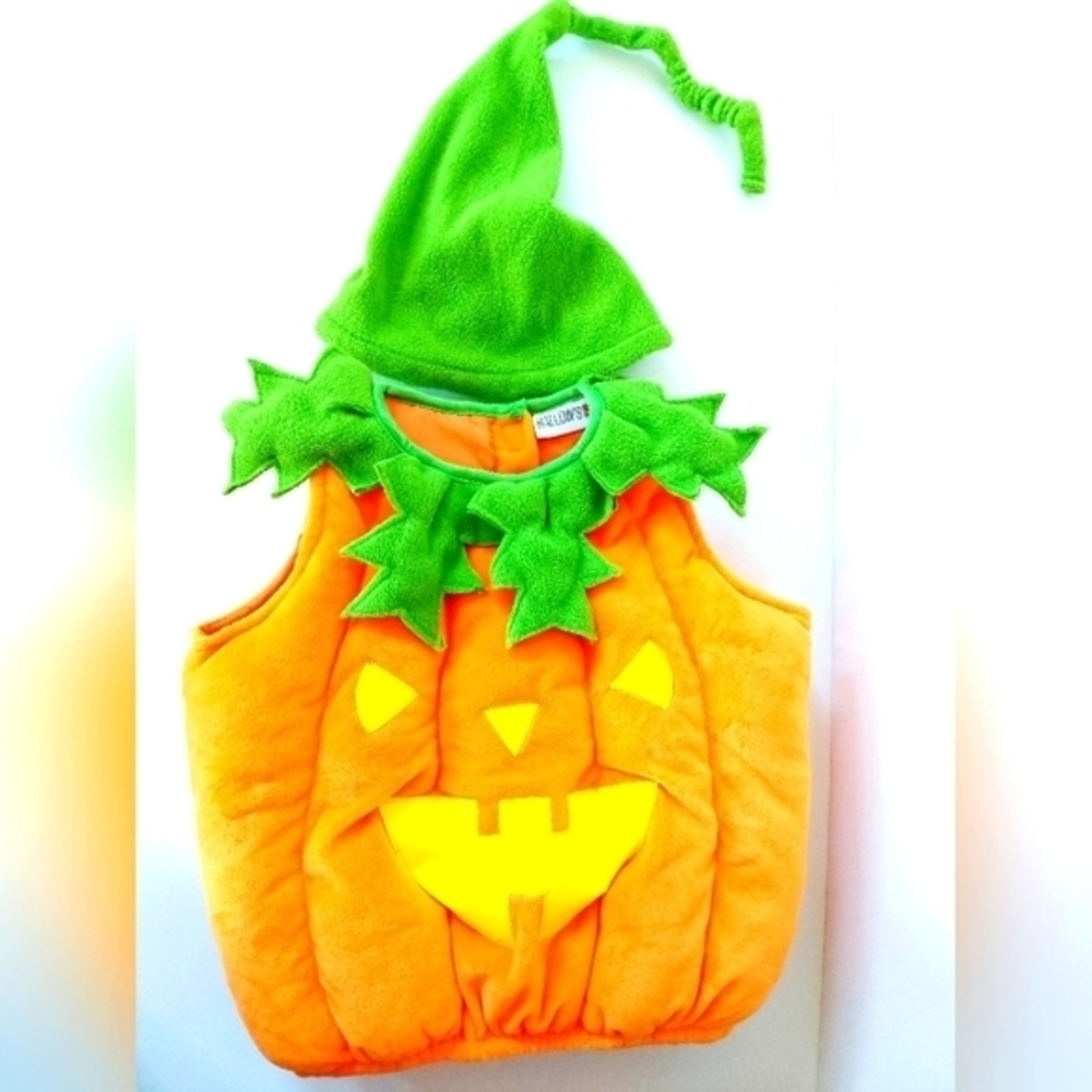 Jack O'lantern costume 2pc with hat‎ size 12 months
